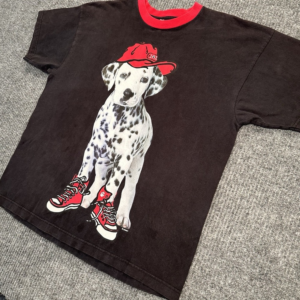Vintage‎ Disney Cut Tag 101 Dalmatians Movie Unisex Shirt Size Measures Large - Picture 8 of 8